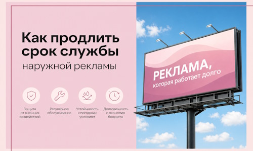 Как продлить срок службы наружной рекламы в Серпухове